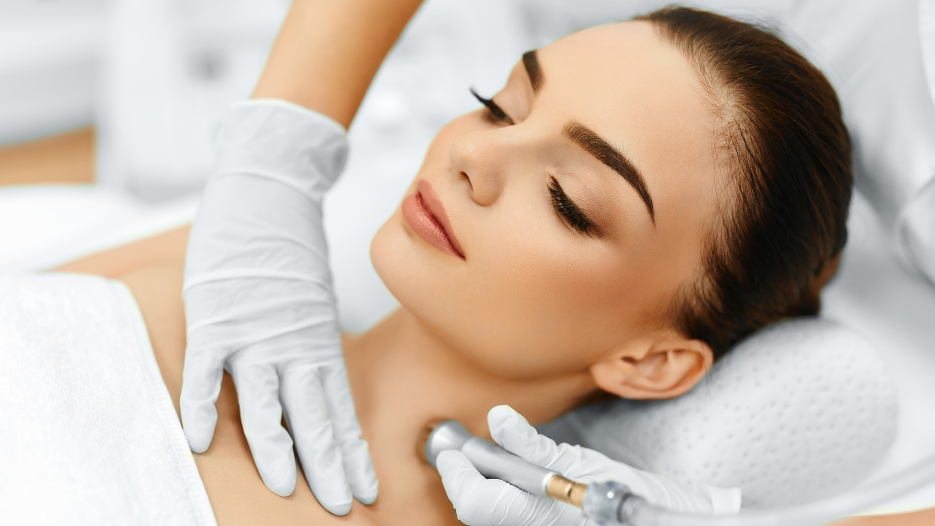 Clean, professional medical spa treatment room with neutral tones at Miller Medicine in Tavernier